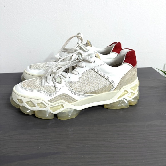 Jimmy Choo sz 38 US 8 Diamond Trainers Sneakers Shoes Used ! - Picture 1 of 16